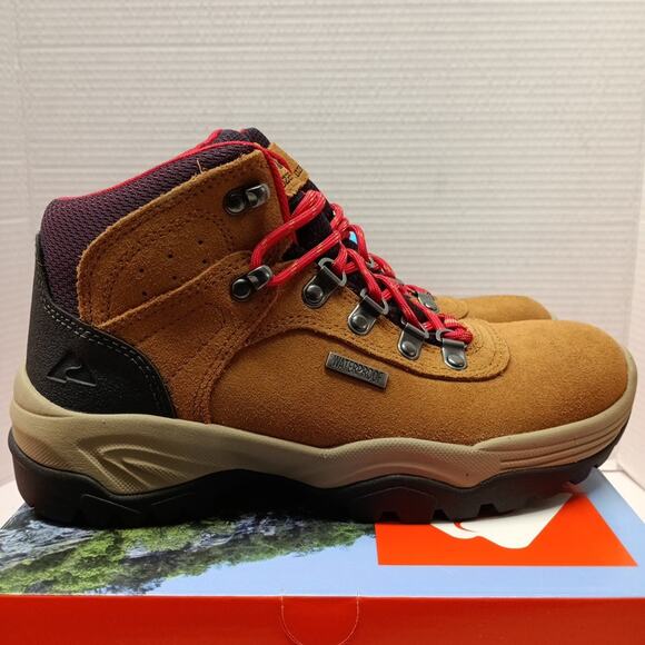 Ozark Trail Women's Waterproof Stoneclad Hiker Boots Wheat Color Size 6.5 hiking - Picture 1 of 8